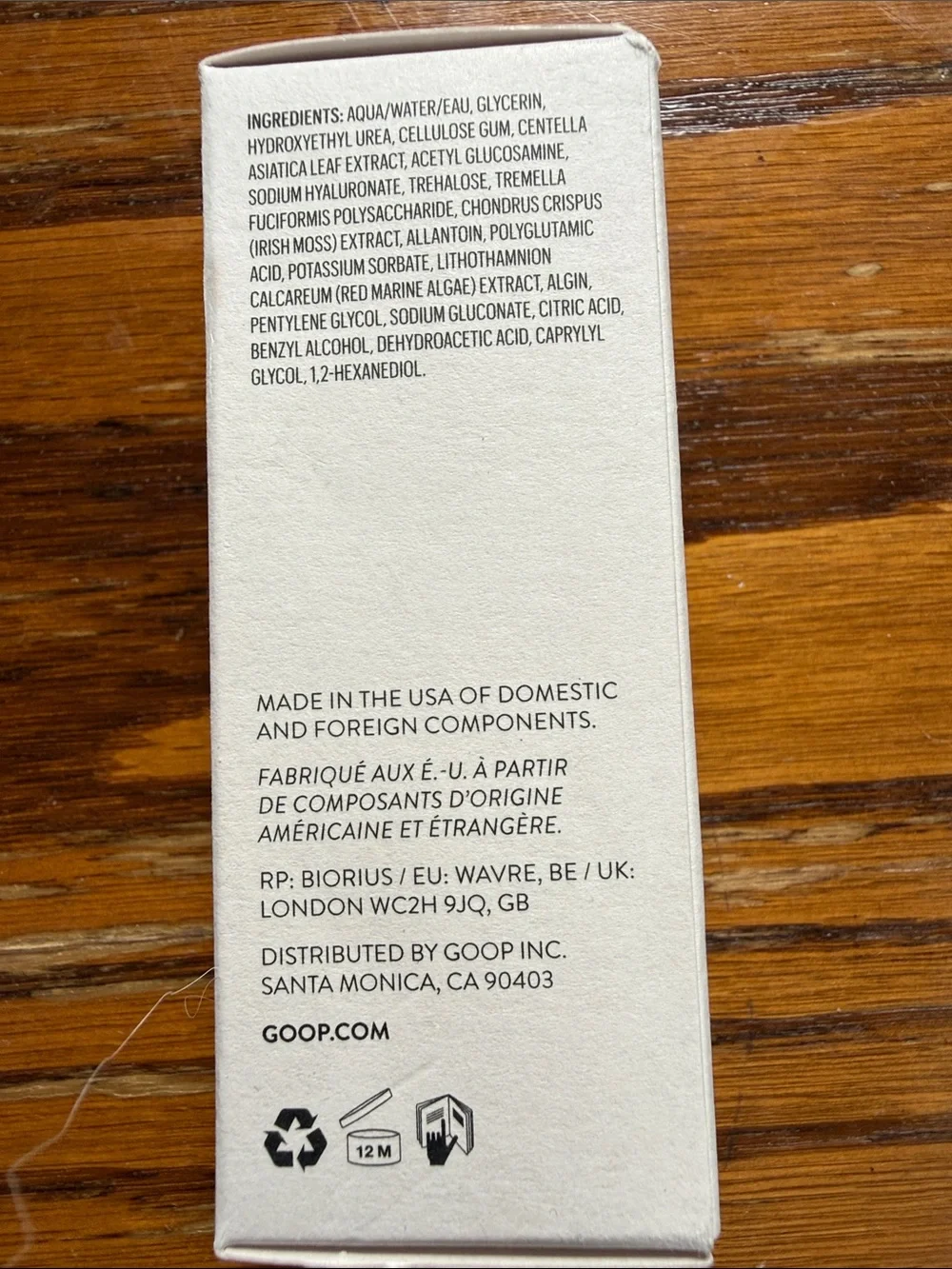 goopbeauty Exosome Hydration Therapy Serum - White Box